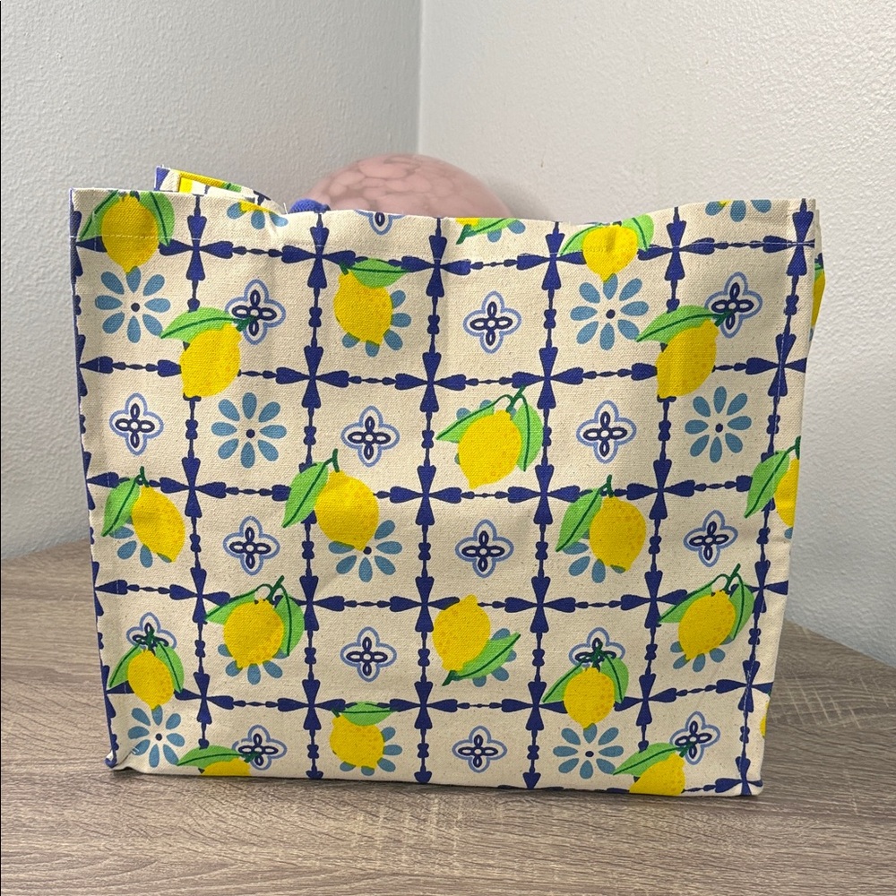 Canvas Lemon Tote Bag - Picture 2 of 11